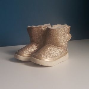 Gold Glitter Toddler Authentic Ugg Boots